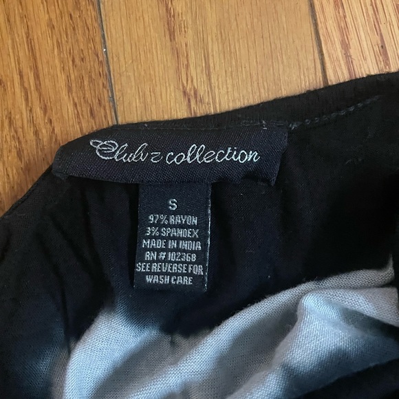 Black and White Coverup Dress - Picture 3 of 3